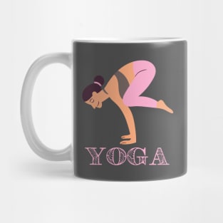 Bakasana - The Crow Yoga Posture Mug